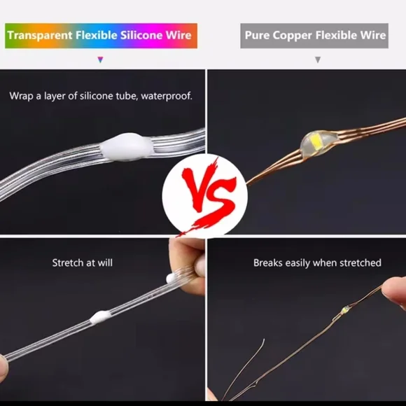 Colorful LED String Lights with Bluetooth Control - Picture 2 of 5